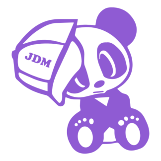 JDM Hat Panda Decal (Lavender)